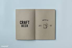 Craft Beer Natural Paper Brochure Mockup Free Image By Rawpixel Com Brochure Mockup Free Design Mockup Free Craft Beer