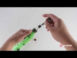 Black And Decker Wizard Rotary Tool How To Change Bit How To Attach A Sanding Drum To A Rotary Tool Youtube