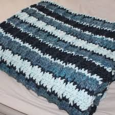 It's made using bulky yarn and a large. Striped Large Wool Crochet Blanket Pattern A More Crafty Life