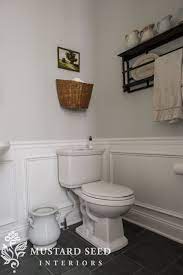 Picture Frame Molding In The 1 2 Bath Miss Mustard Seed Picture Frame Molding Mold In Bathroom Bath Makeover