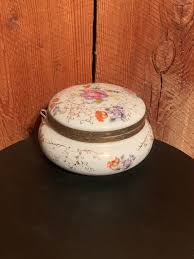 vintage Porcelain Hand Painted Trinket Bowl