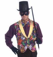 Put together mardi gras outfits for men and women with our costume accessories. Mens Mardi Gras Costumes