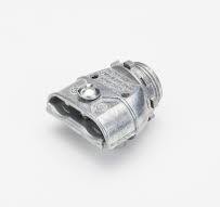 Duplex Strap Type AC/MC Connector 3/8", Zinc, 3/4" Knockout ...