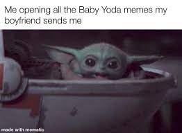 Pin By Hannah On Baby Yoda Yoda My Boyfriend Memes