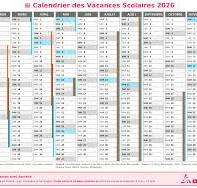 Vacances scolaires 2026 : dates et calendrier officiel