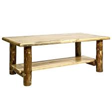 Glacier Country Collection Coffee Table W Shelf Countryfarmhousedecor Coffee Table Log Coffee Table Coffee Table With Shelf