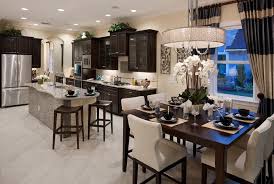 The industrial fixture includes a transparent glass shade and metal hardware with a contrasting brass finish (or choose from two other finishes). 35 Luxury Kitchens With Dark Cabinets Design Ideas Designing Idea