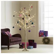 Tesco Direct Tesco Pre Lit Twig Christmas Tree White 6ft Twig Christmas Tree Christmas Decorations Living Room Fun Christmas Decorations