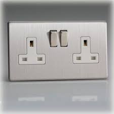 There are currently 15 types of domestic electrical outlet plugs in use worldwide, each of which has been assigned a letter by the us department of commerce. Varilight Ultimate Dimension 2 Gang 13a Plug Socket Switched Sockets Plug Socket Plugs