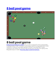 This is a great chance to enjoy a free billiard game, in free 8 ball pool. 8 Ball Pool Game Free Download By Serajbung15 Issuu