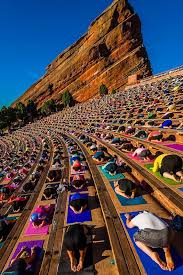 Maybe you would like to learn more about one of these? Yoga On The Rocks 2000 People Doing Yoga Together At Red Rocks Amphitheatre Morrison Denver Colorado Denver Travel Colorado Travel Red Rock Amphitheatre