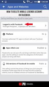 How to permanently delete a facebook account. How To Delete Mobile Legends Account On Facebook Mobile Legends Blog