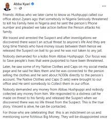 According to fbi papers, kyari was allegedly transported from an airport to hushpuppi's palazzo versace.. Sxlf2xwgmiwtim