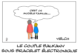 Le couple d'anciens élus levalloisiens, isabelle et patrick balkany, vont être placés sous bracelet. Le Couple Balkany Sous Bracelet Electronique Blagues Et Dessins