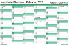 Kalender 2021 nrw pdf maxcalendars wp content uploads 2018 01 ju. Kalender 2020 Nordrhein Westfalen