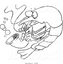 Some of the coloring page names are pin on invertebrates coloring, shrimp coloring coloring, pin on invertebrates coloring, jumbo shrimp from fish hooks coloring jumbo shrimp from fish hooks coloring, under the sea theme kids room, types and sizes of shrimp jessica gavin, how to draw a cartoon shrimp, coolest. Vector Of A Cartoon Shrimp Playing A Saxophone Coloring Page Outline By Toonaday 23165