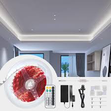For such a supplementary lighting (there is a main lighting on the ceiling), i plan to use a 30 led/m 5050 strip would this be enough? Chesbung Led Strip Lights Daylight White Led Light Strip 6500k 600 Led Sem 2835 Strip Light Kit 12v Under Cabinet Lighting Strips Led Ribbon Non Waterproof Tape Kitchen Lighting Daylight White Buy Online