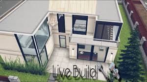 The sims freeplay and other time wasting activities. Modern House Live Build Unfurnished Sims Freeplay Adalia Sims Youtube