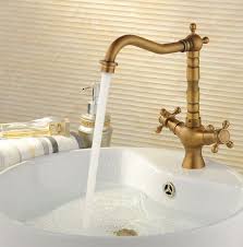 Maybe you would like to learn more about one of these? Single Hole Double Handle Bath Mixer Tap Antique Brass Bathroom Sink Faucet Kitchen Faucets Plumbing Fixtures