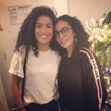 Joined by her mother in the casting of games of love and chance. Sabrina Ouazani Photos Facebook