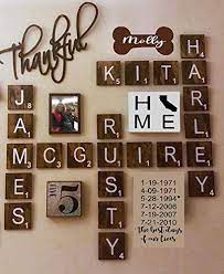 Furniture, girls bedding, boys bedding, rugs + windows Amazon Com Large Scrabble 6 X 6 Tiles Huge Wooden Wall Ready To Hang Tiles Wall Decor Farmhouse Style Scrabble Pieces Personalized Sign Wooden Letters Handmade