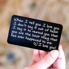 New Year Love Note Boyfriend Gifts Engraved Wallet Cards Inserts Anniversary Gifts Part In 2020 Christmas Gifts For Husband Boyfriend Anniversary Gifts Boyfriend Gifts