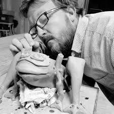Restored bronze statues at the Storyteller Fountain