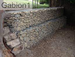 1 2m Tall Stepped Gabion Wall Using 2 Rows Of 600 X 600mm Welded Mesh Gabions Http Www Gabion1 Com Au Gabion Wall Retaining Wall Gabion Wall Ideas
