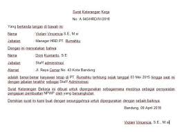 Contoh surat pernyataan berkelakuan baik untuk kepentingan pekerjaan. Download 5 Contoh Surat Keterangan Kerja 2021 Doc Pdf