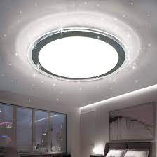This is a modernized and uniquely designed brushed nickel round of flush mount light fixture. Dllt 22w Led Flush Mount Ceiling Light Fixture Round Bright Disk Light Panel Wall Ceiling Down Lights 6000k Cool White Perfect For Kitchen Dining Room Balcony Study Bedroom Buy Online In Bahamas