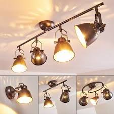 Retro Design Deckenstrahler Nanlia Flur Spot Wohn Schlaf Zimmer Kuchen Lampe Deckenstrahler Lampe Deckenleuchten Design