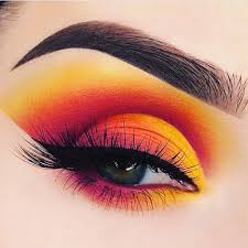 Amazon Com Eyelashes Premium Beauty Beauty Personal Care Dramatic Eye Makeup Orange Eye Makeup Eyeshadow Makeup