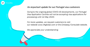 Portugal coronavirus update with statistics and graphs: Vfs Global On Twitter Our Portugal Visa Application Centres Will Not Be Accepting Visa Applications For Processing Until 14 May 2020 Owing To The Ongoing Coronavirus Covid 19 Developments With The Exception Of