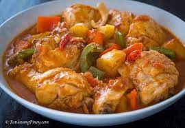 Chicken Caldereta Recipe Spicy Recipes Caldereta Recipe Pilipino Food Recipe