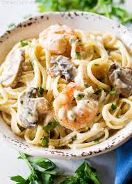 Creamy Shrimp And Mushroom Pasta Recipe Food