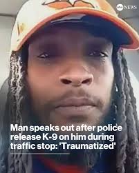 A Black man said he is "traumatized" after Ohio police released a K-9