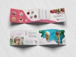 Three quad fold brochure mockup. 4 Fold Brochure Designs Themes Templates And Downloadable Graphic Elements On Dribbble