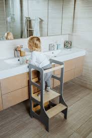 Having a sturdy toddler stool for your little one is very important. Kitchen Helper Tower Kitchen Stool Safety Stool Toddler Step Etsy Artofit