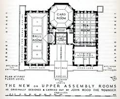 Floor Plan Of The Upper Rooms Bath From Walter Ison S Book The Georgian Buildings Of Bath How To Plan Floor Plans Bath England