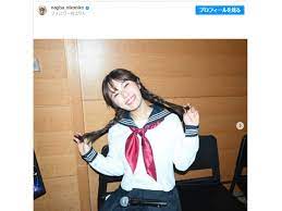渋谷凪咲、三つ編みのかわいすぎるセーラー服姿を披露！ 「全然行けますな」「かわいいの大渋滞」 - All About NEWS