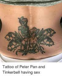 Colorful tinkerbell and peter pan tattoo on left back shoulder. Pin On Tatu