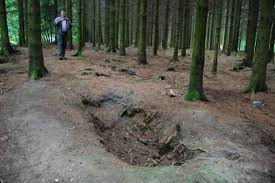 | during wwii's battle of the bulge, bastogne was encircled and heavily bombarded by german forces but refused to capitulate. Bastogne Foxhole Picture Of Bastogne Luxembourg Province Tripadvisor