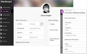 On the change password page, type a new password for the account. Personal Settings Blackboard Help