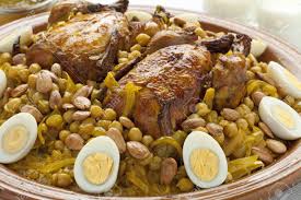 If not, let it cook for an additional 10 minutes.add the couscous mixture all around the chicken. Couscous Tfaya Moroccan Couscous With Chicken And Caramelized Onions Almonds And Hard Boiled Eggs Closeup Stock Photo Picture And Royalty Free Image Image 18843473
