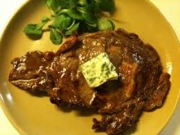 Pan Seared Steak With Parsley Butter The Steak The French Most Often Use With Beurre Maitre D Hotel Is Perhaps The Ent Recettes De Cuisine Recette Idee Recette