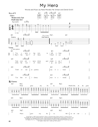 Maybe you would like to learn more about one of these? My Hero Noten Foo Fighters Gitarren Leadsheet