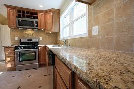 We only did the granite upgrade in this kitchen, but remember ohio property brothers also provides all wood cabinets and any custom home remodeling services you are looking. 47 Granite Kitchen Countertops With Honey Oak Cabinets Pics Woodsinfo