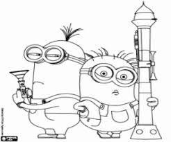Ausmalbilder kostenlos minions 3 ausmalbilder kostenlos. Ausmalbilder Zwei Minions Mit Waffen Zum Ausdrucken