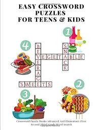 With these 10 sites, you can find free easy crosswords to print, puzzles, and other resources to keep you bus. Easy Crossword Puzzles For Teens Kids Crossword Puzzle Books Advanced And Elementary First Second Third Grade Word Search Publishing Feverpaper 9781073670017 Amazon Com Books