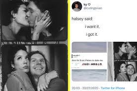 😀 may 20, 2020 (age.ninja). Halsey S Birthday Post For Boyfriend Evan Peters Is Even Better When You Remember She Was Thirst Tweeting About Him In 2013